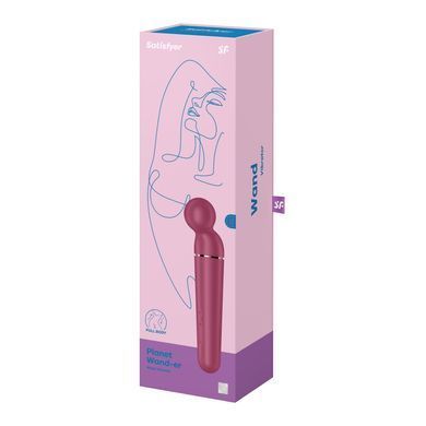Вібромасажер Satisfyer Planet Wand-er Berry/Rosegold, дуже потужний, бездротовий SO8781 фото Купити Вібромасажер Satisfyer Planet Wand-er Berry/Rosegold, дуже потужний, бездротовий  Satisfyer (Німеччина) 2 863 грн