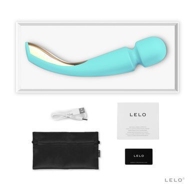 Вібромасажер LELO Smart Wand 2 Large Aqua SO8094 фото Купити Вібромасажер LELO Smart Wand 2 Large Aqua  Lelo (Швеція) 10 339 грн
