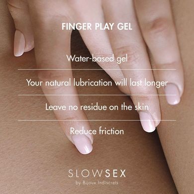 Гель-змазка для мастурбації Bijoux Indiscrets Slow Sex Finger play gel SO5901 фото Купити Гель-змазка для мастурбації Bijoux Indiscrets Slow Sex Finger play gel  Bijoux Indiscrets  590 грн