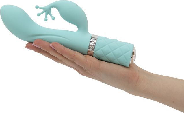 Розкішний вібратор-кролик Pillow Talk - Kinky Teal з кристалом Сваровські, потужний SO2716 фото Купити Розкішний вібратор-кролик Pillow Talk - Kinky Pink з кристалом Сваровські, потужний  Pillow Talk  3 595 грн