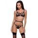 Бюстгальтер-стрепы Passion Exclusive MEGGY BRA L/XL, black PS27704 фото 1