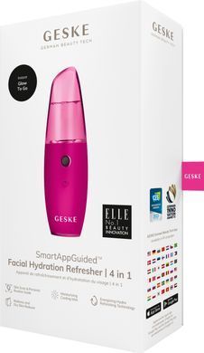 Зволожувач для шкіри обличчя GESKE Facial Hydration Refresher 4 in 1 magenta HB0153 фото Купити Зволожувач для шкіри обличчя GESKE Facial Hydration Refresher 4 in 1 magenta  GESKE 1 279 грн