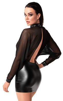 Сукня Noir Handmade F348 Powerwetlook and tulle dress - S SX2091 фото Купити Сукня Noir Handmade F348 Powerwetlook and tulle dress - S  Noir Handmade (Польща) 3 215 грн
