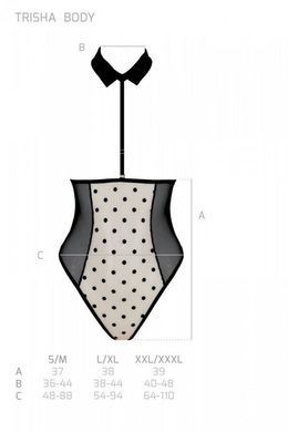 Еротичне боді Passion TRISHA BODY, L/XL, beige, з відкритими чашками SO9738 фото Купити Еротичне боді Passion TRISHA BODY, L/XL, beige, з відкритими чашками  Passion (Польща) 1 755 грн