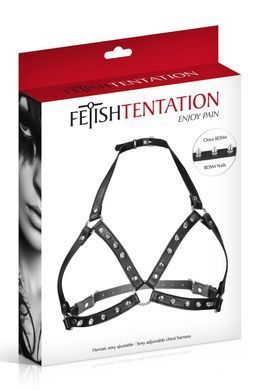 Портупея з металевими шипами Fetish Tentation Sexy Adjustable Chest Harness SO4665 фото Купити Портупея з металевими шипами Fetish Tentation Sexy Adjustable Chest Harness  Fetish Tentation (Франція) 1 108 грн