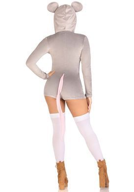 Комбинезон-костюм мышки Leg Avenue Comfy Mouse XS, с капюшоном SO9220 фото Купить   Leg Avenue (США) 2 993 грн
