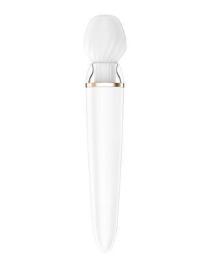 Смарт вібромасажер зі змінною головкою Satisfyer Double Wand-er SO6135 фото Купити Смарт вібромасажер зі змінною головкою Satisfyer Double Wand-er  Satisfyer (Німеччина) 4 129 грн