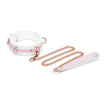 Нашийник з повідцем Liebe Seele White & Pink Fairy Goat Leather Collar SX2826 фото Купити Нашийник з повідцем Liebe Seele White & Pink Fairy Goat Leather Collar  Liebe Seele (Японія) 2 300 грн