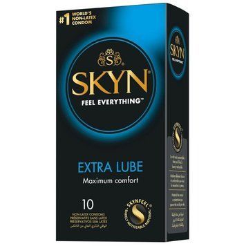 Безлатексні преміум-презервативи SKYN Extra Lube 10 шт, на 40&thinsp;% більше змазки SX4001 фото Купити Безлатексні преміум-презервативи SKYN Extra Lube 10 шт, на 40&thinsp;% більше змазки  SKYN  789 грн