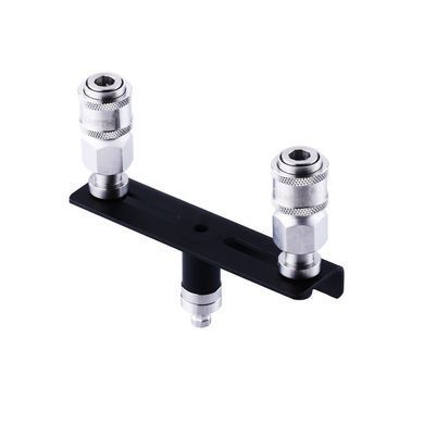 Двойной коннектор для секс-машин Hismith Quick Connector Adapter with Double Head, система KlicLok SO6219 фото Купить   Hismith (Китай) 3 640 грн
