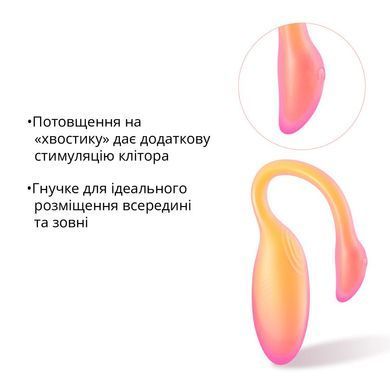 Смарт-віброяйце Magic Motion Flamingo Max Orange 2 в 1: віброяйце та тренажер Кегеля, 10 режимів SX2193 фото Купити Смарт-віброяйце Magic Motion Flamingo Max Orange 2 в 1: віброяйце та тренажер Кегеля, 10 режимів  Magic Motion (Китай) 2 817 грн