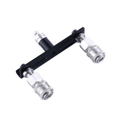Двойной коннектор для секс-машин Hismith Quick Connector Adapter with Double Head, система KlicLok SO6219 фото Купить   Hismith (Китай) 3 640 грн
