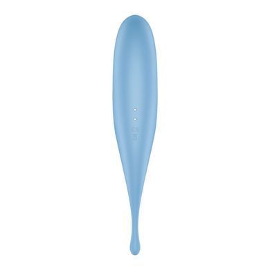 Вібратор для клітора з вакуумною стимуляцією Satisfyer Twirling Pro Blue SO7801 фото Купити Вібратор для клітора з вакуумною стимуляцією Satisfyer Twirling Pro Blue  Satisfyer (Німеччина) 1 644 грн