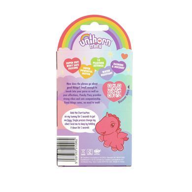 Вибратор мини-единорожка Unihorn Mini - Peachy Pony, брелок с вибрацией SX2869 фото Купить   Unihorn (Великобританія) 1 293 грн