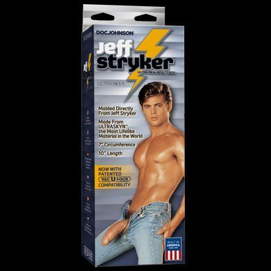 Фаллоимитатор Doc Johnson Jeff Stryker White - ULTRASKYN, диаметр 5,4см, Vac-U-Lock SO1548 фото Купить   Doc Johnson (США) 4 342 грн