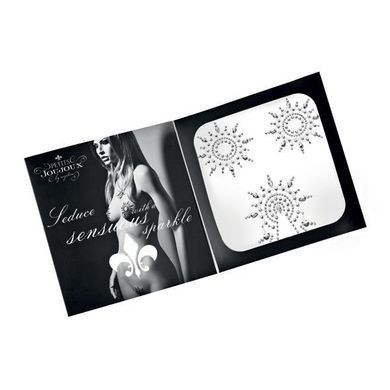 Пэстис из кристаллов Petits Joujoux Gloria set of 3 - Silver, украшение на грудь и вульву SO3128 фото Купить   Petits Joujoux (Німеччина) 757 грн