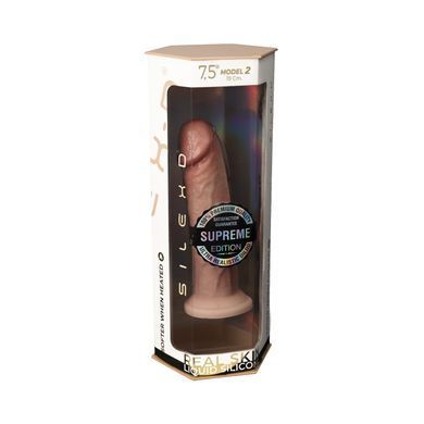 Фалоімітатор SilexD Henry Flesh Premium Real Skin (MODEL 2 size 7.5in) SX2624 фото Купити Фалоімітатор SilexD Henry Black (MODEL 2 size 7.5in), двошаровий, силікон + Silexpan, діаметр 4,8 см  SILEXD (Іспанія) 3 224 грн