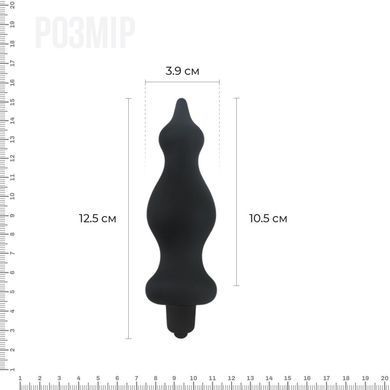 Анальна пробка з вібрацією Adrien Lastic Bullet Amuse Black, макс. діаметр 3,9 см AD20309 фото Купити Анальна пробка з вібрацією Adrien Lastic Bullet Amuse Black, макс. діаметр 3,9 см  Adrien Lastic 1 015 грн