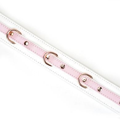 Нашийник з повідцем Liebe Seele White & Pink Fairy Goat Leather Collar SX2826 фото Купити Нашийник з повідцем Liebe Seele White & Pink Fairy Goat Leather Collar  Liebe Seele (Японія) 2 300 грн