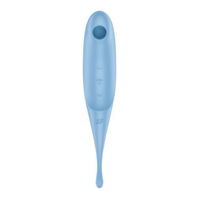 Вібратор для клітора з вакуумною стимуляцією Satisfyer Twirling Pro Blue SO7801 фото Купити Вібратор для клітора з вакуумною стимуляцією Satisfyer Twirling Pro Blue  Satisfyer (Німеччина) 1 644 грн