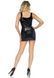 Вінілова мінісукня на шнурівці Leg Avenue Vinyl lace up mini dress S SO8002 фото 2
