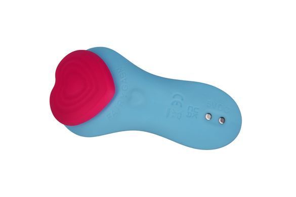 Вібратор у трусики FairyGasm HeartGem blue, на магніті, пульт ДК SX0628 фото Купити Вібратор у трусики FairyGasm HeartGem blue, на магніті, пульт ДК  FairyGasm  2 507 грн