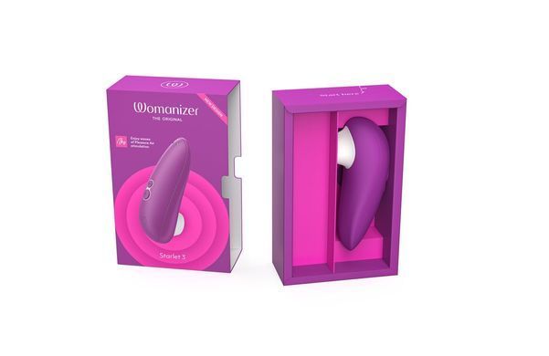 Вакуумний кліторальний стимулятор Womanizer Starlet 3 VIOLET (пошкоджене паковання!!!)