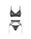 Комплект Obsessive Euridia 3-pcs set XL/2XL SX3588 фото 2