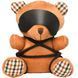 Плюшевый медвежонок ROPE Teddy Bear БДСМ в кожаной маске и обвязке, 22x16x12 см SO9816 фото Купить   Master Series (США) 1 718 грн