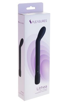 Тонкий вібратор для точки G S Pleasures Lithea Black, 7 режимів SX1601 фото Купити Тонкий вібратор для точки G S Pleasures Lithea Black, 7 режимів  S Pleasures (Іспанія) 1 228 грн