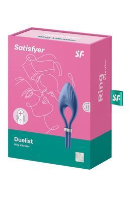 Ерекційне віброкільце-ласо Satisfyer Duelist Blue, 10 режимів, потужний мотор SO6275 фото Купити Ерекційне віброкільце-ласо Satisfyer Duelist Blue, 10 режимів, потужний мотор  Satisfyer (Німеччина) 1 265 грн