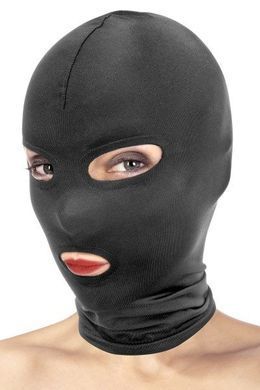 Капюшон для БДСМ с открытыми глазами и ртом Fetish Tentation Open Mouth and Eyes Hood SO3758 фото Купить   Fetish Tentation (Франція) 332 грн