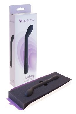 Тонкий вібратор для точки G S Pleasures Lithea Black, 7 режимів SX1601 фото Купити Тонкий вібратор для точки G S Pleasures Lithea Black, 7 режимів  S Pleasures (Іспанія) 1 228 грн