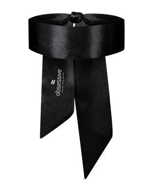 Атласна пов&rsquo;язка маска Obsessive Blindfold black One size, чорна SO7300 фото Купити Атласна пов&rsquo;язка маска Obsessive Blindfold black One size, чорна  Obsessive (Польща) 295 грн