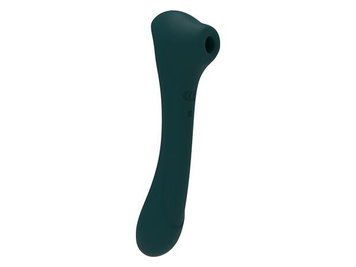 Вибратор и вакуумный клиторальный стимулятор 2-в-1 Alive Quiver Teal обновленная модель SO6018 фото Купить   Alive  2 817 грн