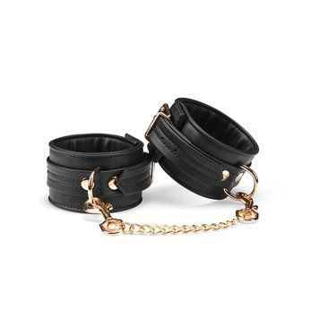 Поножи Liebe Seele Black Organosilicon Anklecuffs, экокожа SO9486 фото Купить   Liebe Seele (Японія) 1 570 грн