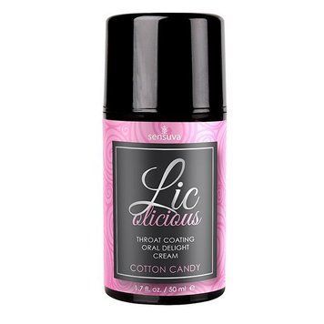 Гель для минета Sensuva Lic-o-licious Cotton Candy (50 мл), маслянистый, без сахара (фактический объем 50 мл) SO3198 фото Купить   Sensuva (США) 757 грн