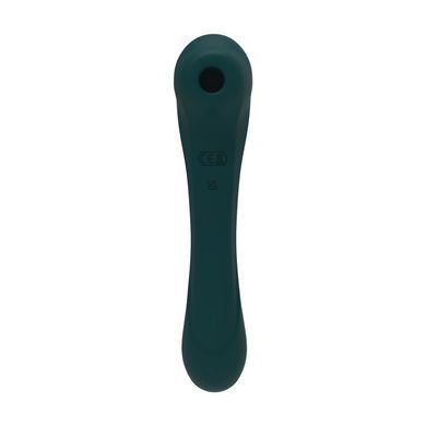 Вибратор и вакуумный клиторальный стимулятор 2-в-1 Alive Quiver Teal обновленная модель SO6018 фото Купить   Alive  2 817 грн