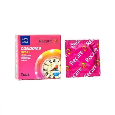 Презервативи Recare Delay Candy Condoms 3 шт, пролонгувальний ефект, цукерковий аромат SX3320 фото Купити Презервативи Recare Delay Candy Condoms 3 шт, пролонгувальний ефект, цукерковий аромат  Recare (Китай) 49 грн