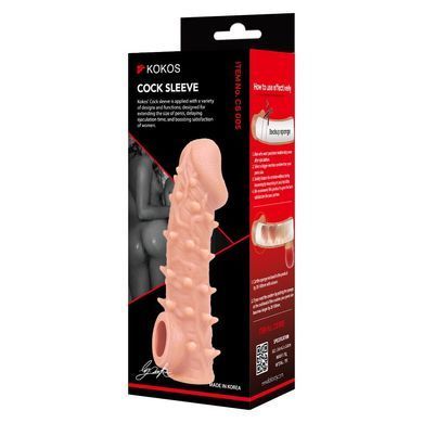 Насадка на член Kokos Cock Sleeve CS 005 M SX1459 фото Купити Насадка на член Kokos Cock Sleeve CS 005 M  Kokos (Південна Корея) 618 грн