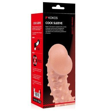 Насадка на член Kokos Cock Sleeve CS 005 M SX1459 фото Купити Насадка на член Kokos Cock Sleeve CS 005 M  Kokos (Південна Корея) 618 грн
