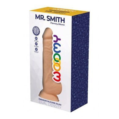 Силіконовий фалоімітатор Wooomy Mr.Smith, термореактивний, з присоскою, довжина 17,5, діаметр 3,3 см SO7400 фото Купити Силіконовий фалоімітатор Wooomy Mr.Smith, термореактивний, з присоскою, довжина 17,5, діаметр 3,3 см  Wooomy (Іспанія) 895 грн