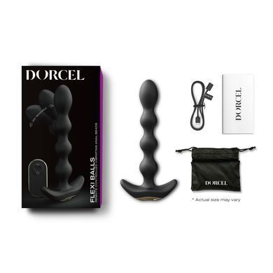 Анальний вібратор-намисто Dorcel FLEXI BALLS, гнучкий стовбур, пульт ДК SO6818 фото Купити Анальний вібратор-намисто Dorcel FLEXI BALLS, гнучкий стовбур, пульт ДК  Dorcel (Франція) 3 603 грн