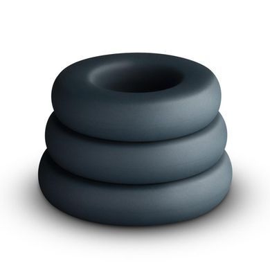 Набор эрекционных колец Boners 3-Piece Hefty Cock Ring Set, диаметр 3,2 см, 3,8 см и 4,5 см SO8872 фото Купить   Boners  784 грн