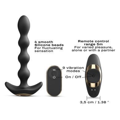 Анальний вібратор-намисто Dorcel FLEXI BALLS, гнучкий стовбур, пульт ДК SO6818 фото Купити Анальний вібратор-намисто Dorcel FLEXI BALLS, гнучкий стовбур, пульт ДК  Dorcel (Франція) 3 603 грн