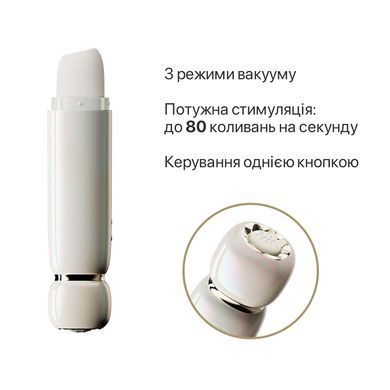 Вакуумный клиторальный стимулятор Zalo Lia Floral White SX2685 фото Купить Вакуумный клиторальный стимулятор Zalo Lia Floral White, 3 насадки, 3 режима, разная интенсивность  Zalo  2 872 грн
