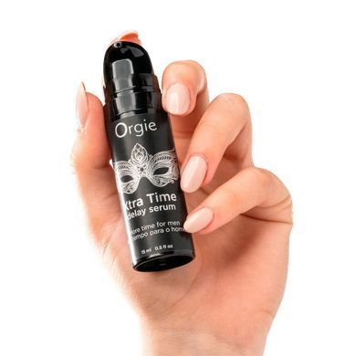 Сироватка-пролонгатор Orgie Xtra Time Delay Serum, 15 мл, без анестетиків, на силіконовій основі SX1566 фото Купити Сироватка-пролонгатор Orgie Xtra Time Delay Serum, 15 мл, без анестетиків, на силіконовій основі  Orgie (Бразилія-Португалія) 711 грн