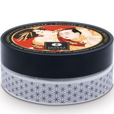 Смачна пудра для оральних пестощів Shunga Body Powder Sparkling Strawberry Wine, 75 г, аромат полуниці SX0590 фото Купити Смачна пудра для оральних пестощів Shunga Body Powder Sparkling Strawberry Wine, 75 г, аромат полуниці  Shunga (Канада) 1 283 грн