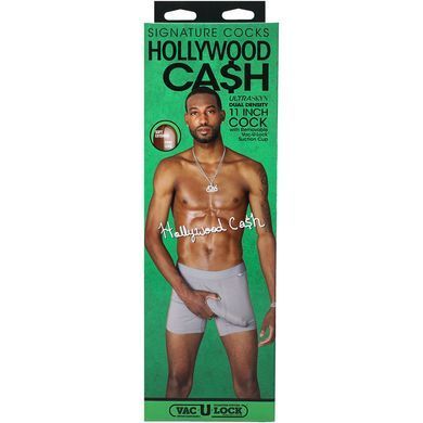 Упаковка Doc Johnson Signature Cocks Hollywood Ca$h 11 Inch