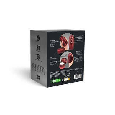 Мастурбатор с вибрацией Manwan SUB.ONE Velvet Red SX1379 фото Купить   Manwan (Франція) 5 072 грн